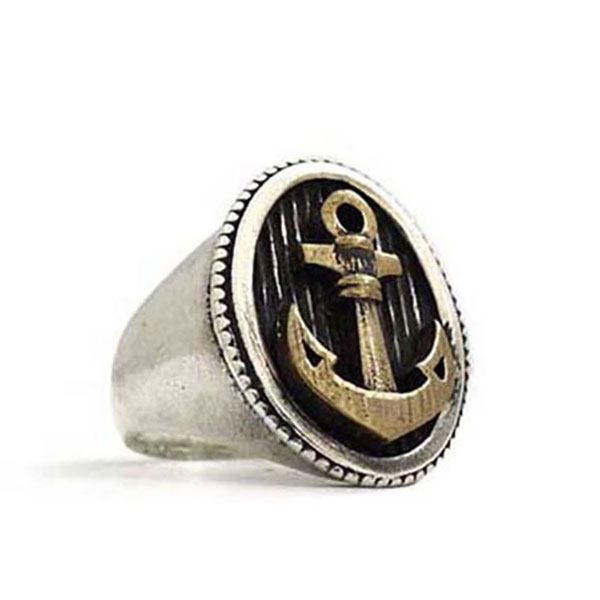 Bicolor Anchor Ring