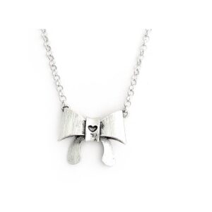 Welded Chain Bow with Heart