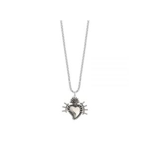 7 Swords Heart Pendant Large